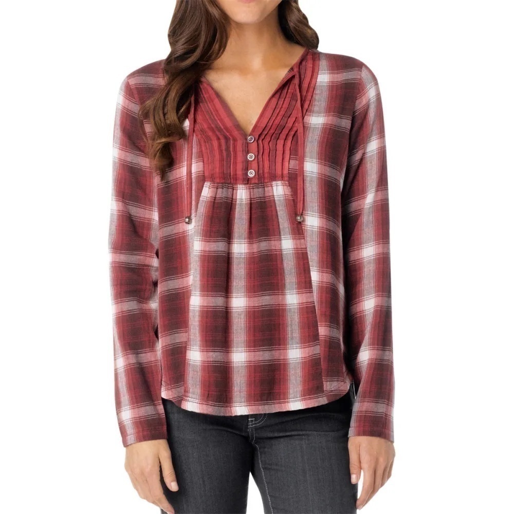 PrAna Red Francine Top, Size XS